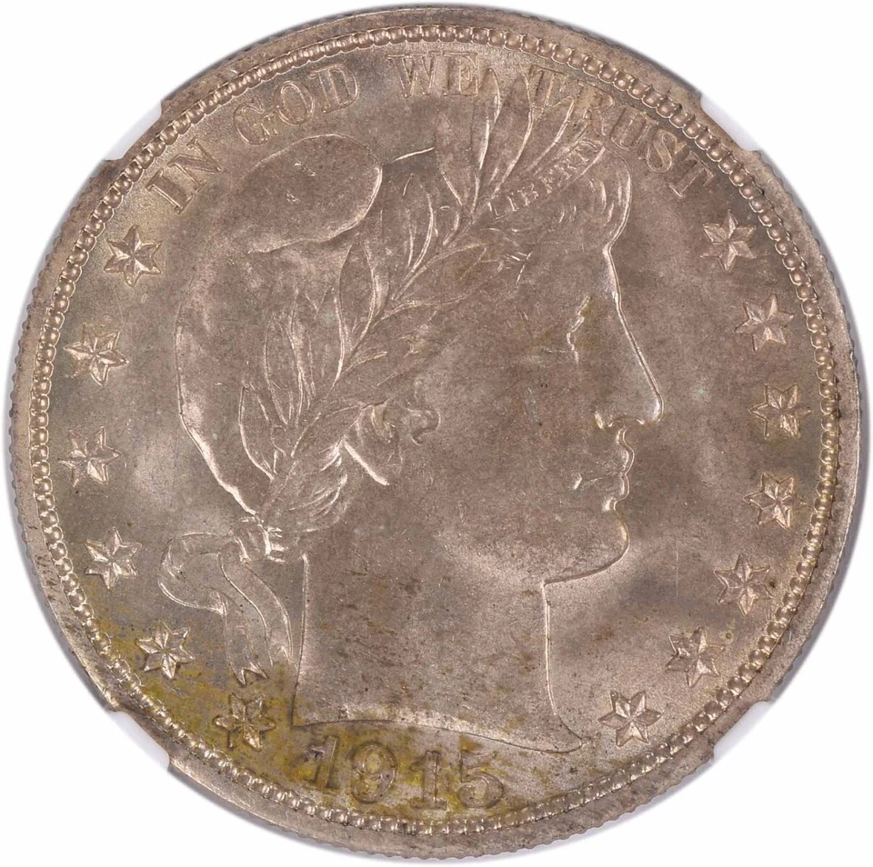 1915-S Barber Silver Half Dollar MS64 NGC - Image 3 of 4