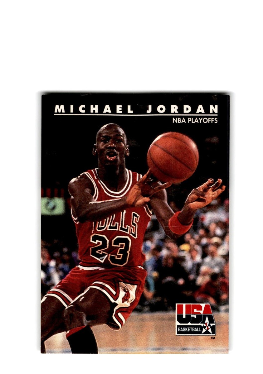 1992 Michael Jordan NBA Playoffs USA Basketball Skybox Card