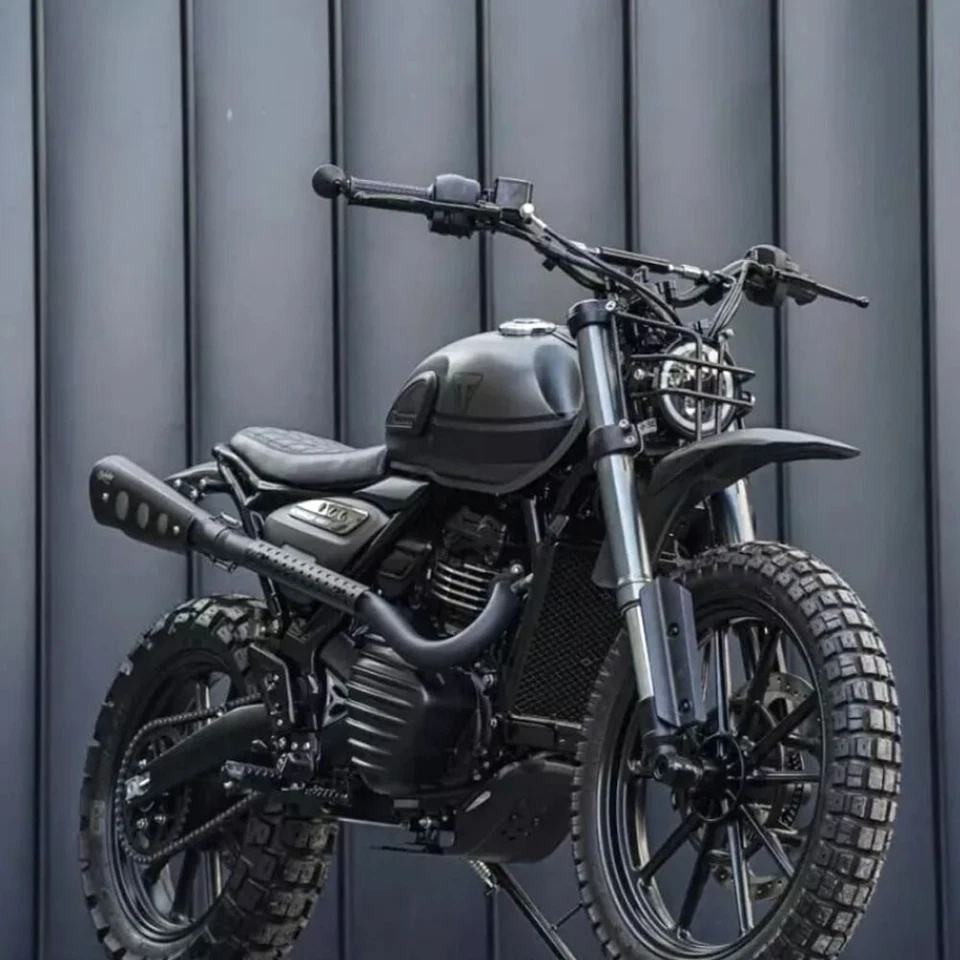 Front High Mudguard Fender Cover New For Triumph Scrambler 400X 2024 2025 - Image 2 of 4