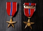 WW2 US Bronze Star Medal Pin Badge WWII USA Army Military Award Insignia Ribbon
