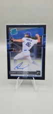 2020 Panini Donruss Optic TONY GONSOLIN Black Rated Rookie Auto #'d /50 Dodgers