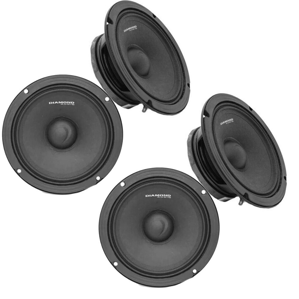 2 пары Diamond Audio MSPRO8 1000 Вт RMS 8 двухполосных коаксиальных динамиков 93090₽