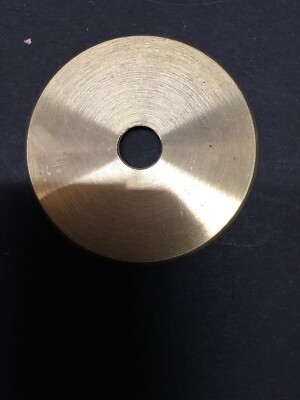 2 INCH SOLID BRASS TURNED CHECK RINGS unfinished slips 1/8IPS (3/8'' hole) NOS