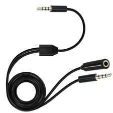 3.5mm Male to 3.5 Female Earphone Stereo Audio Splitter Cable Cord Extender