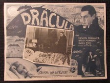 Vintage DRACULA 17x13