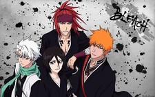 Anime bleach kurosaki ichigo kuchiki rukia hitsugaya Custom Gaming Mat Desk