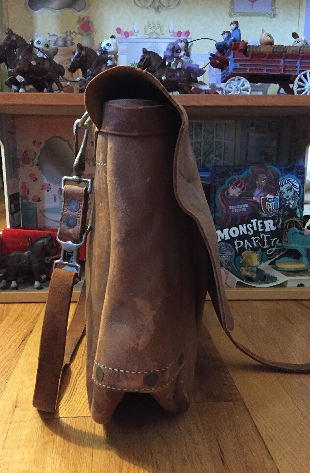 Vintage WWII US NAVY USPS Mail Postal Leather Messengers Bag. | eBay