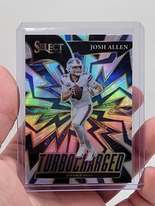2021 Panini Select Josh Allen Turbocharged Silver Prizm #TUR-17 P2 Refractor