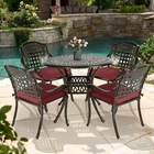 5-Piece Outdoor  Patio Dining Set Outdoor Table and Chairs Furniture Set for 4