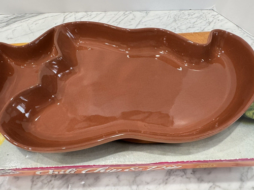 TERRA COTTA JALAPENO PEPPER SALSA CHIP & DIP VTG by Boston Warehouse Trading NEW - Picture 14 of 18