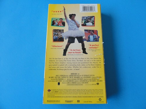 ACE VENTURA PET DETECTIVE (BLOCKBUSTER VIDEO VHS 1994) JIM CARREY - Bild 4 von 6