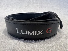 LUMIX G Black Pleather Camera Neck/Shoulder Strap 48" x 1"
