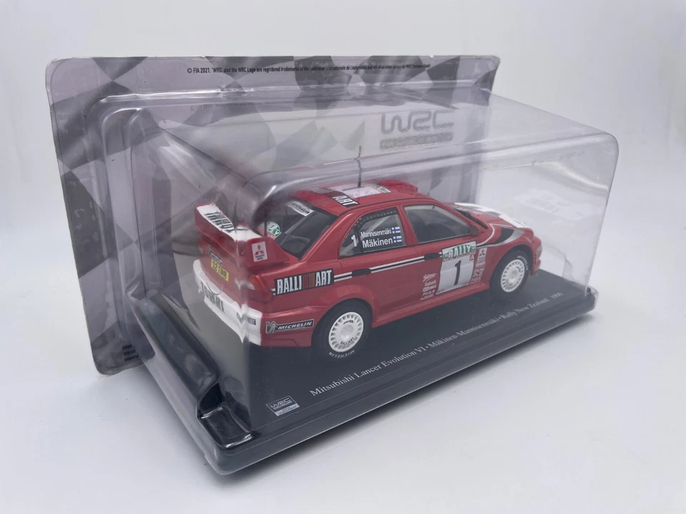 DIE CAST MITSUBISHI LANCER EVOLUTION VI MAKINEN NEW ZELAND 1999 - SCALA 1/24 - Immagine 3 di 3