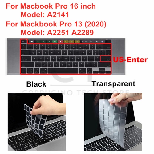 For Apple Macbook Pro Air 13" 15" 16" Keyboard Retina Cover Skin Protector Film - Picture 21 of 26