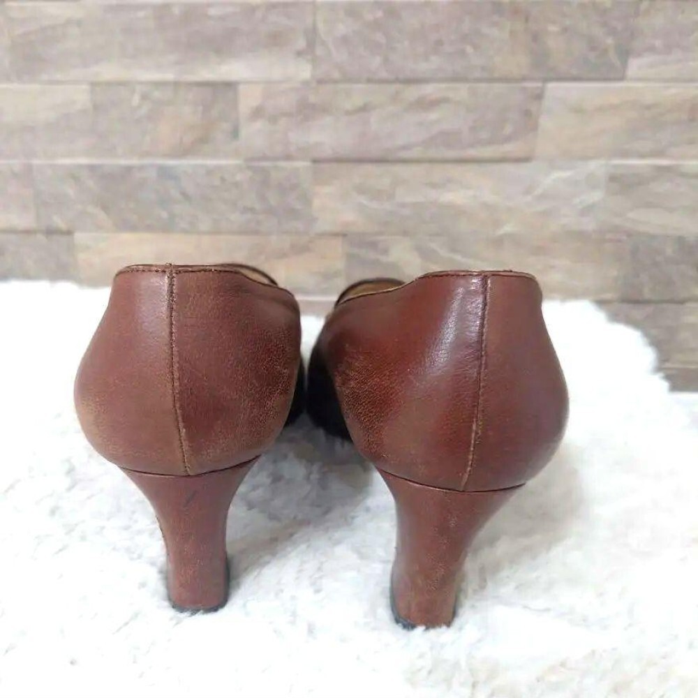 Gucci Horsebit Pumps Heels Brown Leather Size 36.5 US Abt6.5 Women thumbnail 20