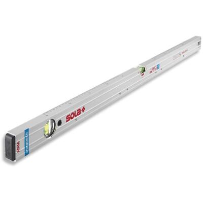Wasserwaage 40cm Sola MRMI 40 Aluminium FOCUS Libellen Stoßdämpfende Endkappen