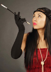 Flapper Girl Long Black Cigarette Holder 5051090900102 Ebay