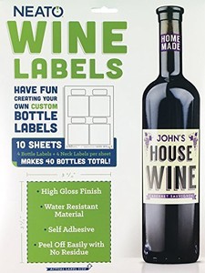 making bottle labels