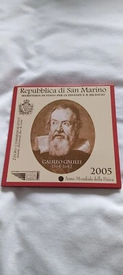 Pièce de 2 Euros, Repubblica di San Marino, Galileo Galilei, 2005, Bimétallique - Photo 1/3