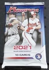 2021 Bowman Baseball Mega Box 10-Card Base Pack (Base & Chrome) BLAZE/MARTIN 🔥?