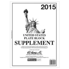 HE Harris Stamp Album Supplement For US Plate Block 2015 New Pack Free Shipping