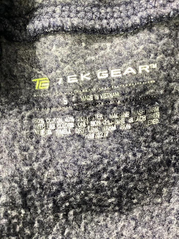 Pantalones deportivos para hombre Tek Gear azul marino pequeños usados en excelente estado Foto 3 de 4