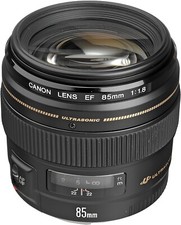 Canon Ef 85mm F/1.8 Usm Telephoto Lens - Black