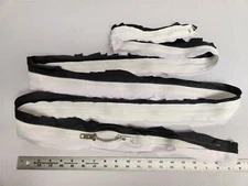 8-Foot (96") Extra Heavy Duty Nylon Double Metal Sliders / Tabs 