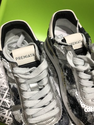 Premiata Bianco Nero Paillettes Nuovo Donna Scarpe Sneakers Ragazza N.38 |  eBay