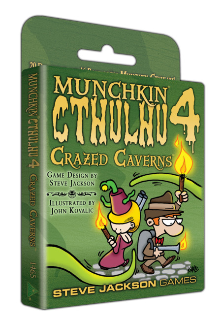 Munchkin Cthulhu 4 Crazed Caverns 36 расширение карточной игры Steve Jackson SJG 1465 2890₽