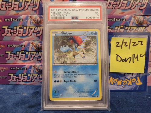 Keldeo graded PSA 5 for sale on eBay