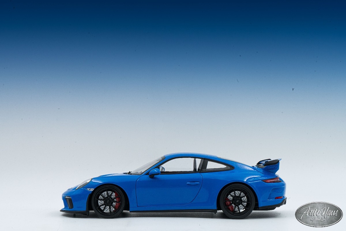 【MINICHAMPS】1/18 Porsche 911GT3RS Blue 1/18 Minichamps Porsche 911 992 Turbo S (Shark Blue) 911