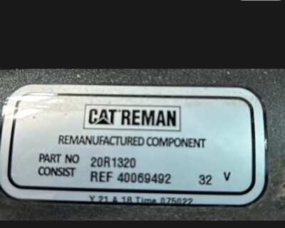 Caterpillar Remanufactured 32v Starter 20R1320 40069492 8384834 