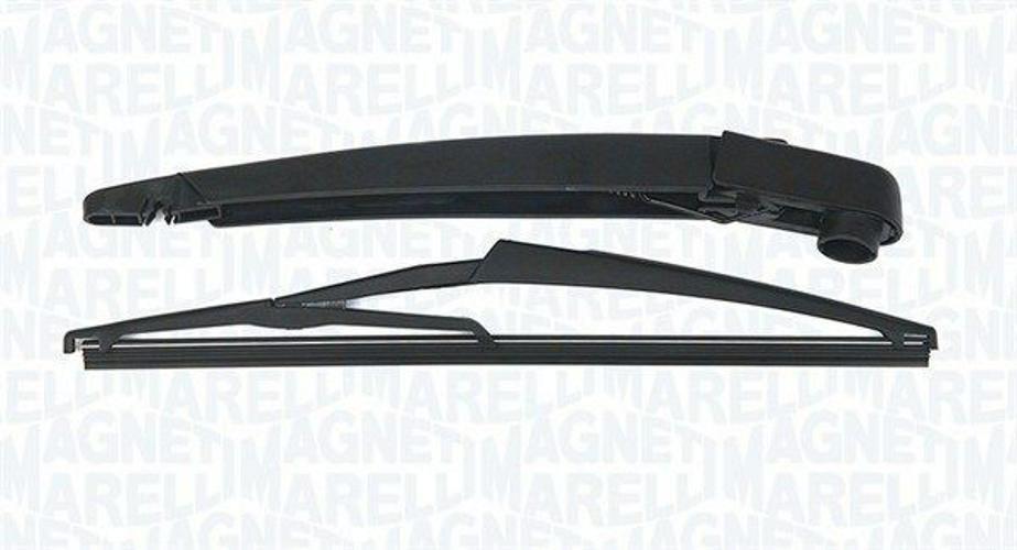 Bras d'essuie-glace arrière premium en composite noir mat pour Mercedes W212 09-13