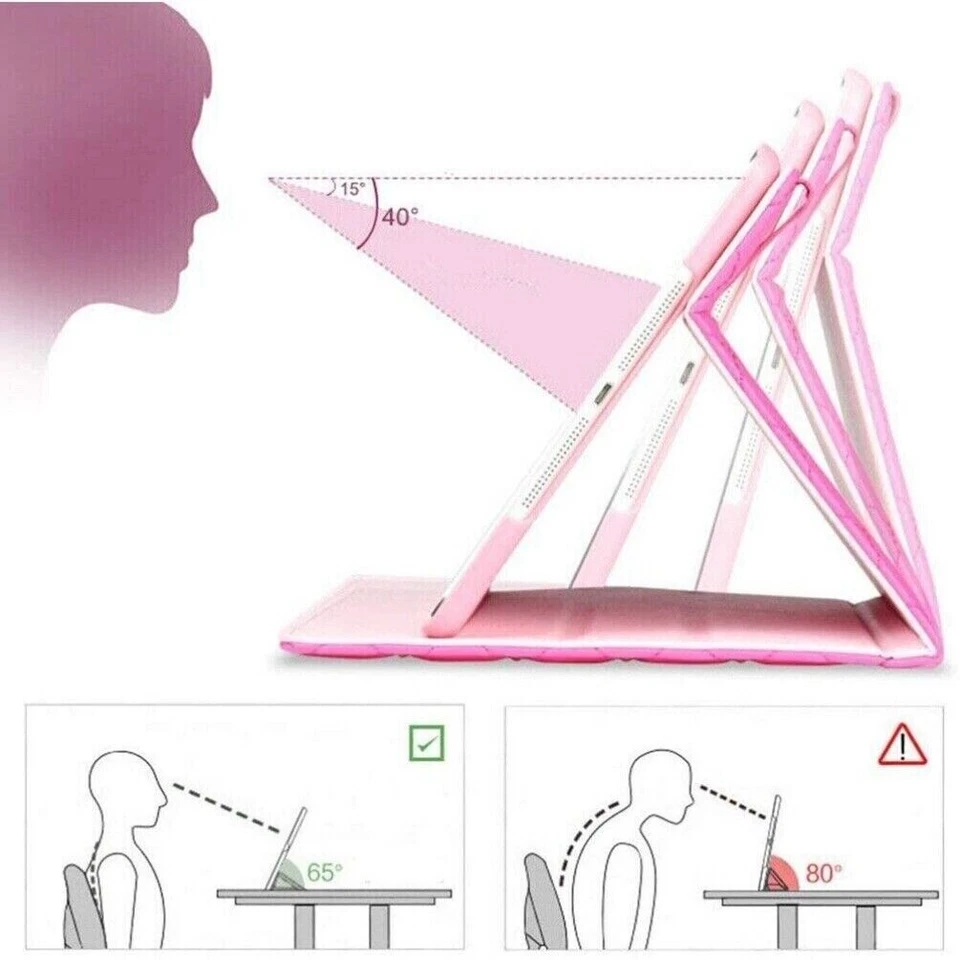 Shockproof Flip Stand Case Cover For iPad 5th 6th 7th 8th 9th 10th 11th A16 Gen - Image 3 of 4