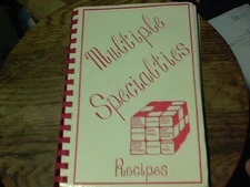 1983 Multiple Specialties Recipes by friends and MS Society Northeastern Ohio