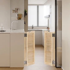 180 Degree Double Door Swinging Door Wood Color Swinging Door With Hinges Close