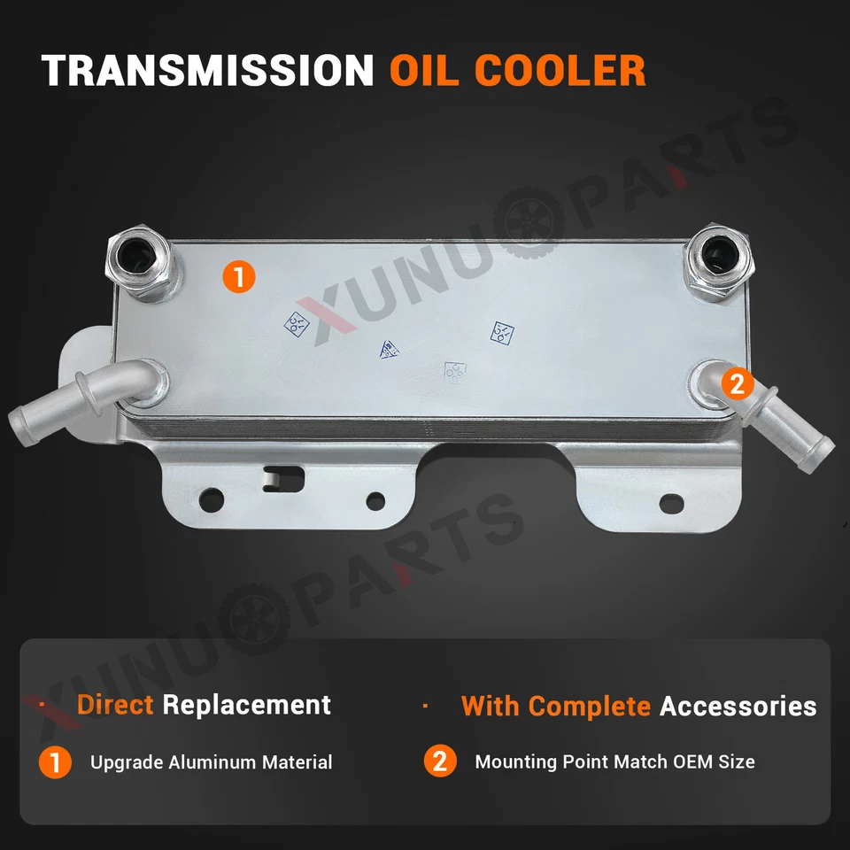 Enfriador de aceite de transmisión para Ford F250 F350 F-450 F-550 Super Duty 2011-2016 6,7 L Foto 4 de 4