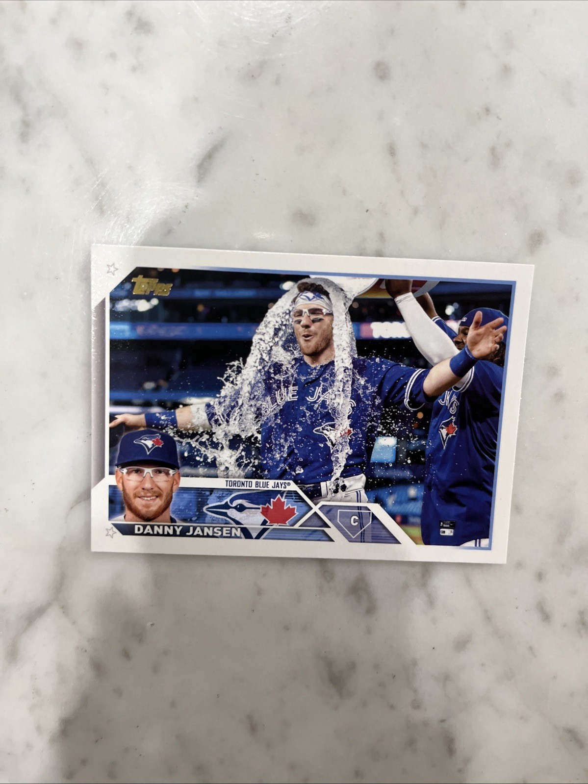 2023 Topps Series 1 - Danny Jansen #307 Ssp Image Variation Golden Mirror