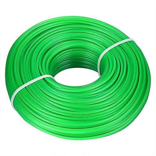 FEPITO 2.0mm x 100m Strimmer Line for Garden Grass Petrol  Assorted sizes