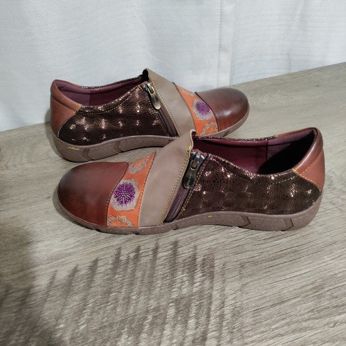 L’Artiste by Spring Step Womens Lata Leather Slip-on Shoes Sz 41 US 9.5-10 - Picture 6 of 12