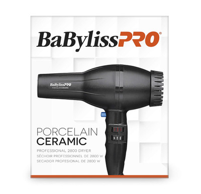 BABYLISS PRO, HAIR DRYER : PORCELAIN CERAMIC SUPER TURBO (1 pack)