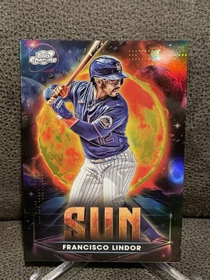 🔥Francisco Lindor 2025 Topps Cosmic Chrome Planetary Pursuit SP