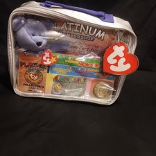 Ty Beanie Babies Official Club Platinum Membership Kit with Bear Collectibles
