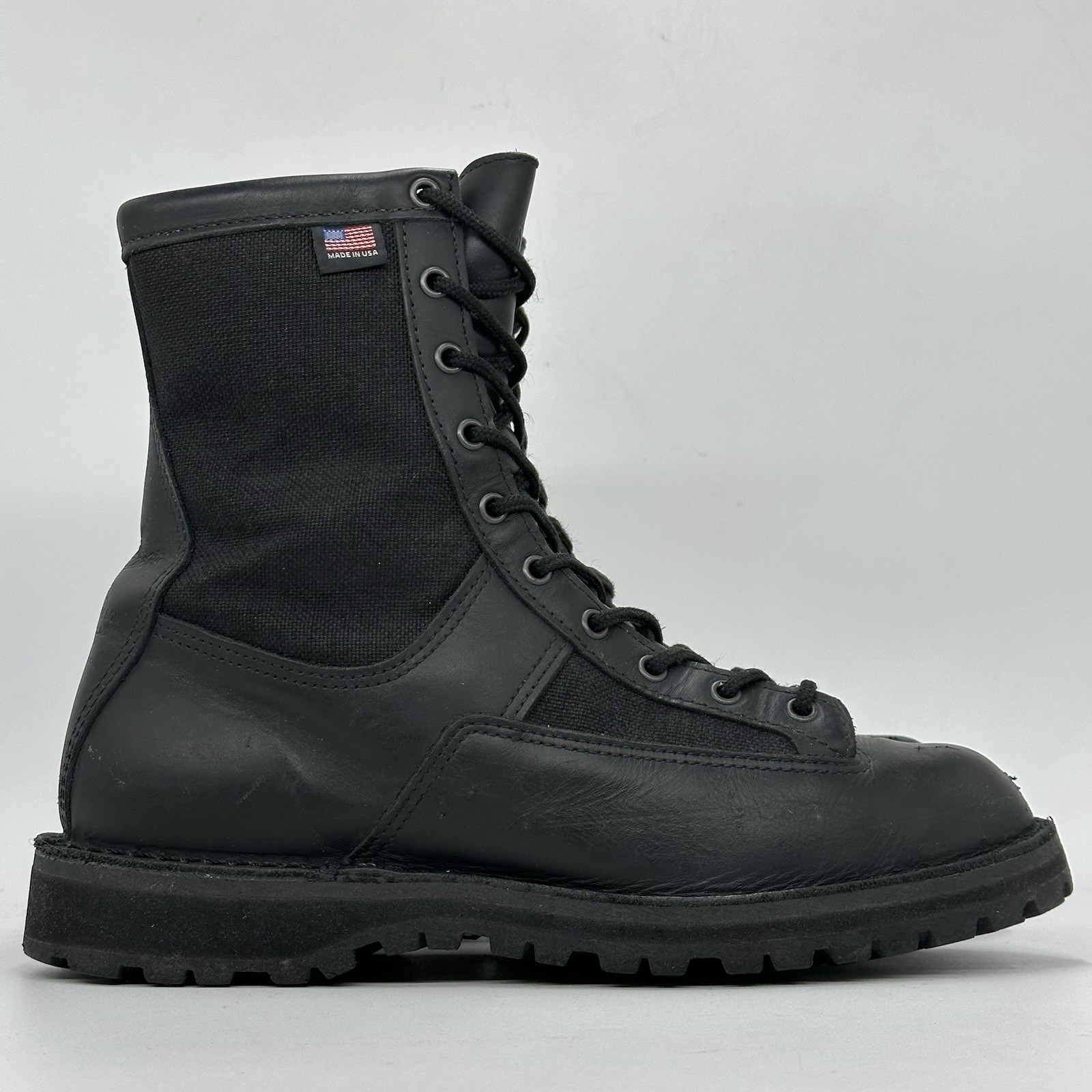 Danner Size 9.5 Acadia 8" Black 21210 Leather Combat Boots