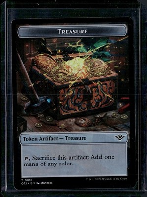 Treasure 18 / Bird 7 - Foil - Token - OTJ - NM - MTG Magic The Gathering