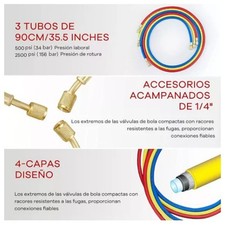 Air Conditioning Fluoride Tool Alloy Fluoride Tool Set AC Manifold Gauge Set´