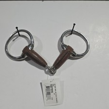 METALAB Eggbutt Leather Covered Snaffle Bit
