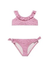 Splendid Littles Charmer Ruffle Bralette Side Tie Pant Big Girl Size 8 A3144