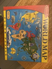 Melissa and Doug World Map Floor Puzzle 33 Pieces Sealed